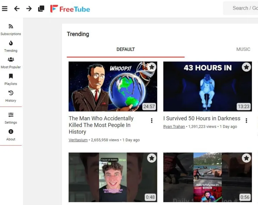 FreeTube, bloccare la publicità con un client alternativo