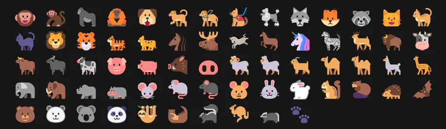 Emoji animali