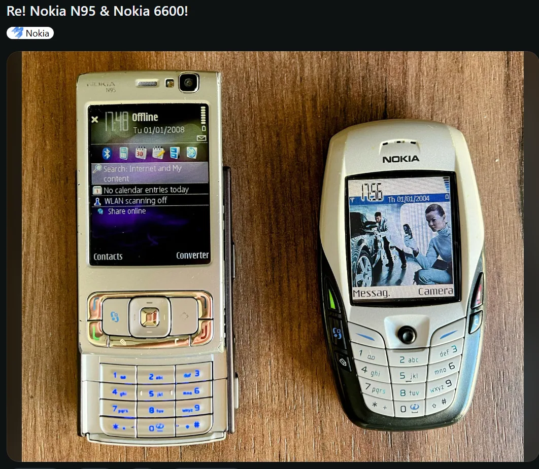 nostalgia tech anni 2000 su reddit